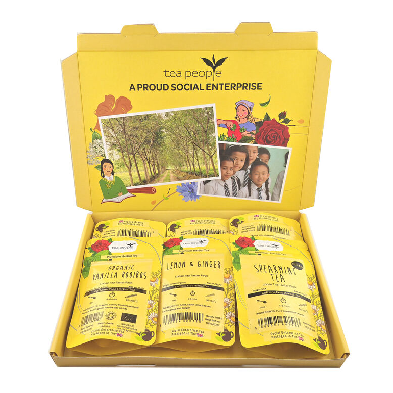 Herbies - 6 Loose Tea Tasters in a gift box, , hi-res